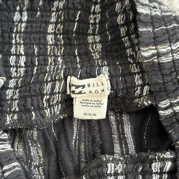 Billabong High Waist Stretch, Cotton Stripe Pants - Picture 3 of 3